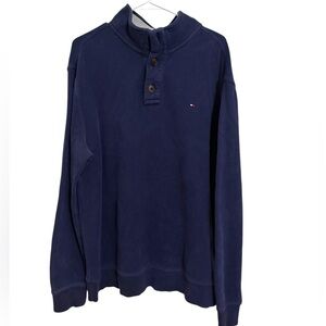 Vintage Tommy Hilfiger Button Pullover Sweater Y2K XL